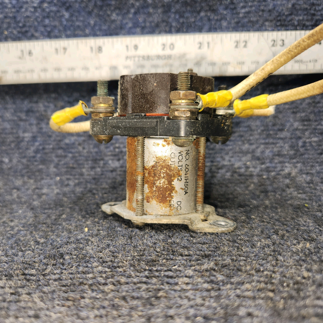 Used aircraft parts for sale, 6041H50A Beechcraft A24R Relay Solenoid 12 Volts
