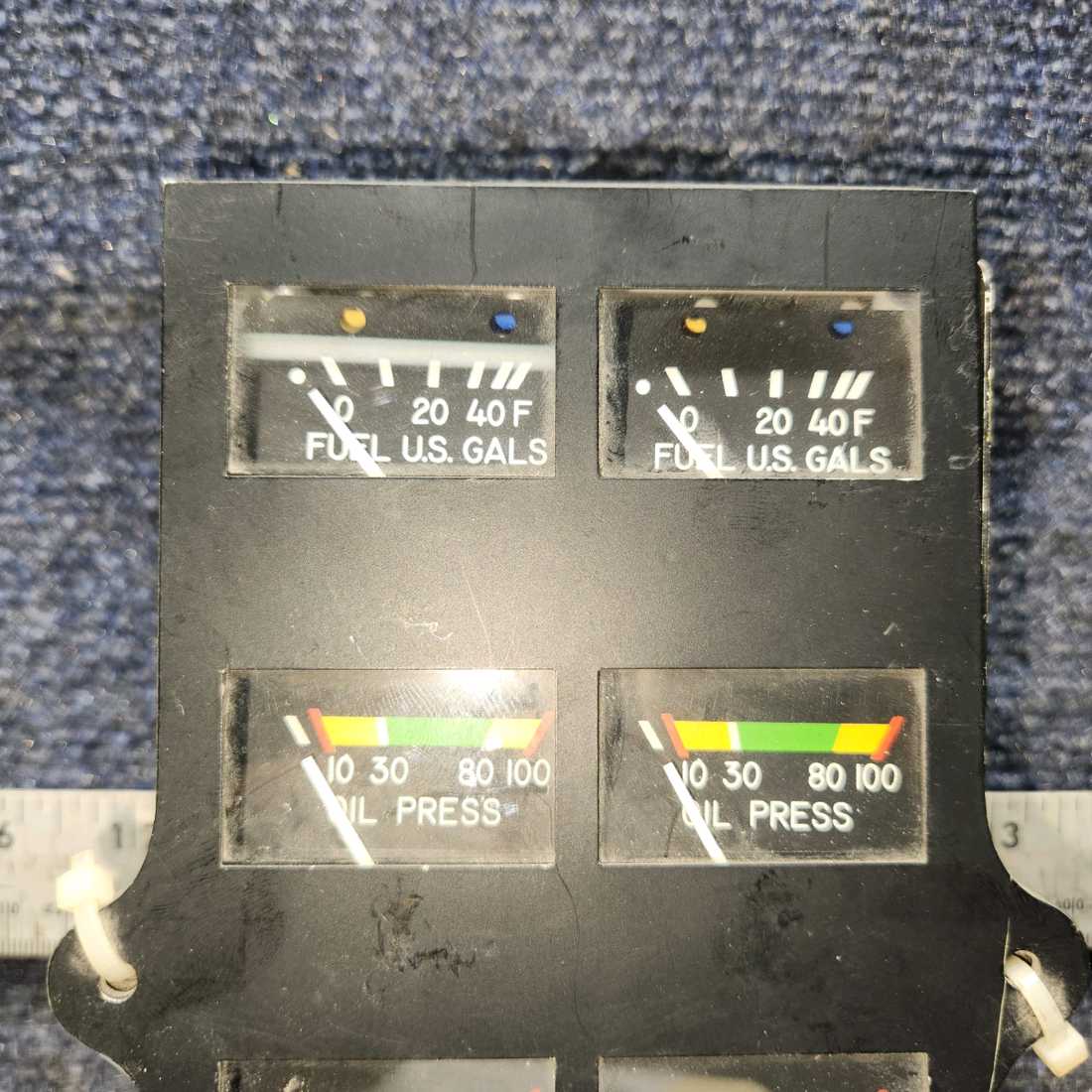 Used aircraft parts for sale, 39569-003 Rochester Piper PA34-220T Instrumet Gauge Cluster (12V)