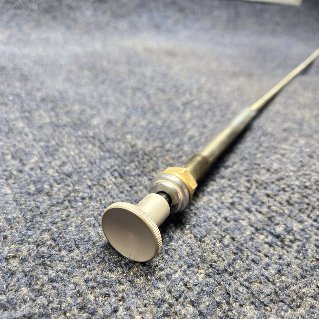 Used aircraft parts for sale, 653-032-10 Mooney  [part_model] Texas Several PARKING BRAKE CONTROL CABLE (LENGTH: 33-3/4")