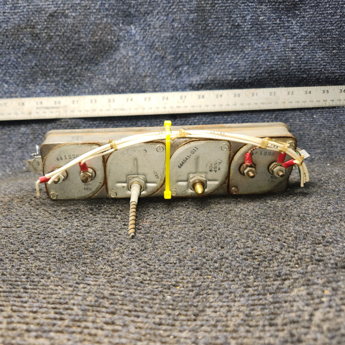 Used aircraft parts for sale, 0513144-13 Cessna 172E Cluster Gauge Assembly