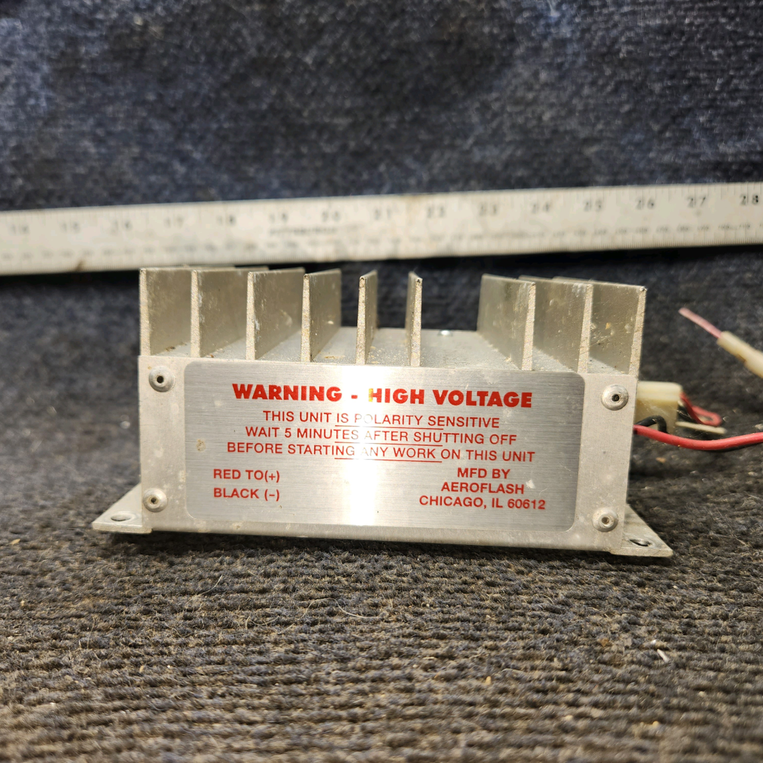 Used aircraft parts for sale, 152-0007 Aeroflash cessna 172N Signal Power Supply (Volts: 12-14)