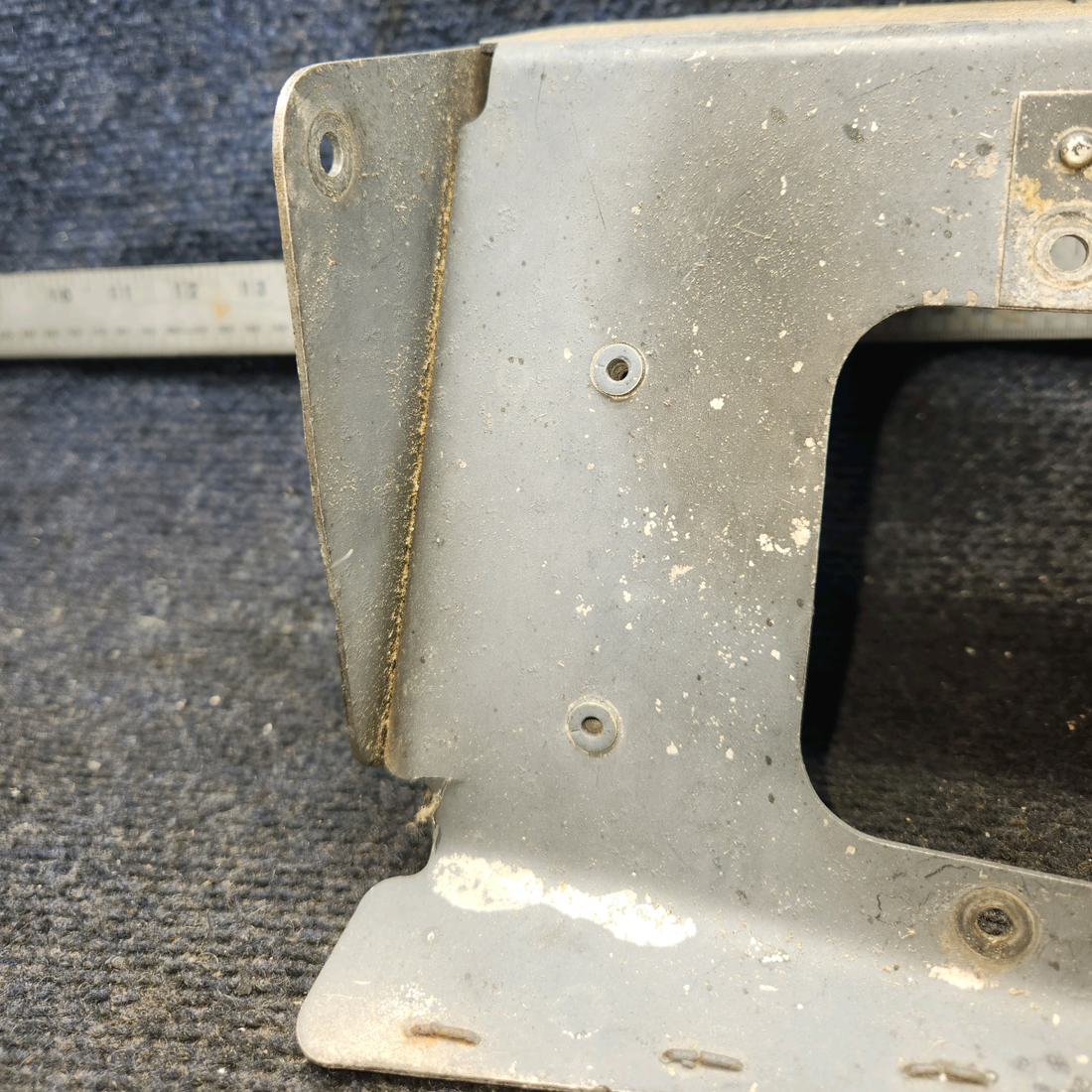 Used aircraft parts for sale, 63617-015 Piper PA28-140 Front Engine Baffle Assembly - LH