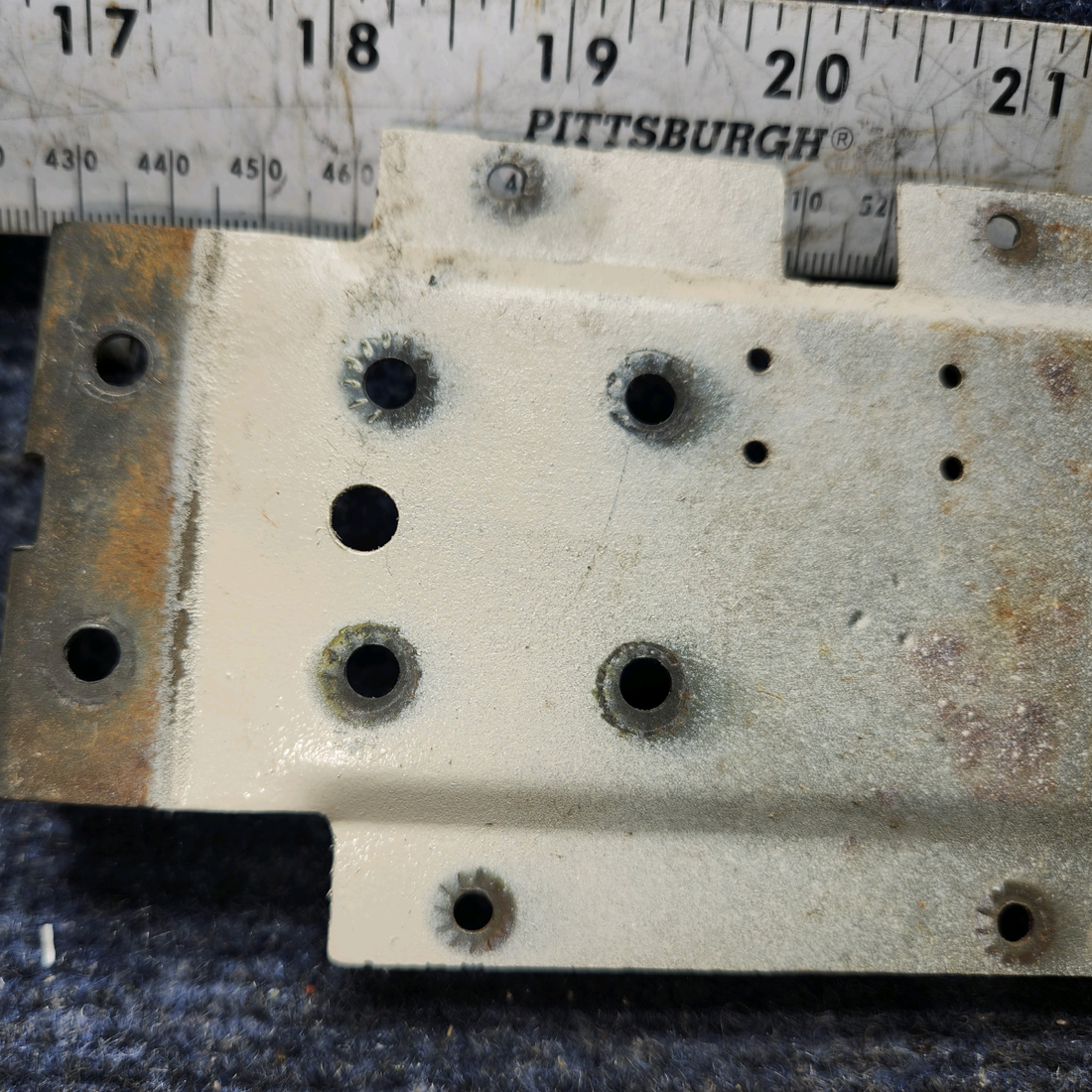 Used aircraft parts for sale, 0413387 Cessna Cabin Door  Lach Plate - LH - Price Per Each