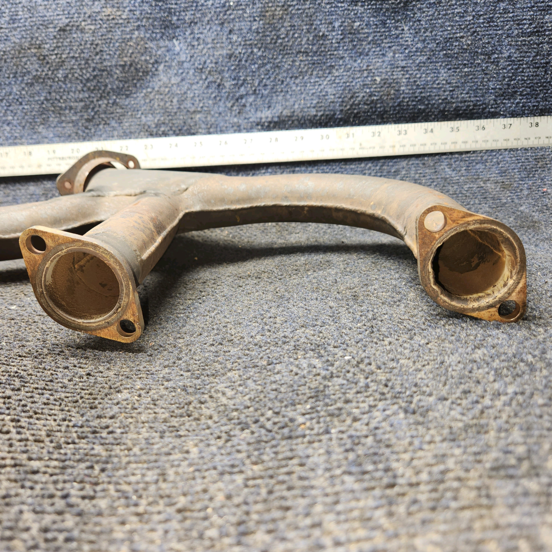 Used aircraft parts for sale, 35-950116 Beechcraft 35-33 Exhaust Stack with EGT Holes – RH