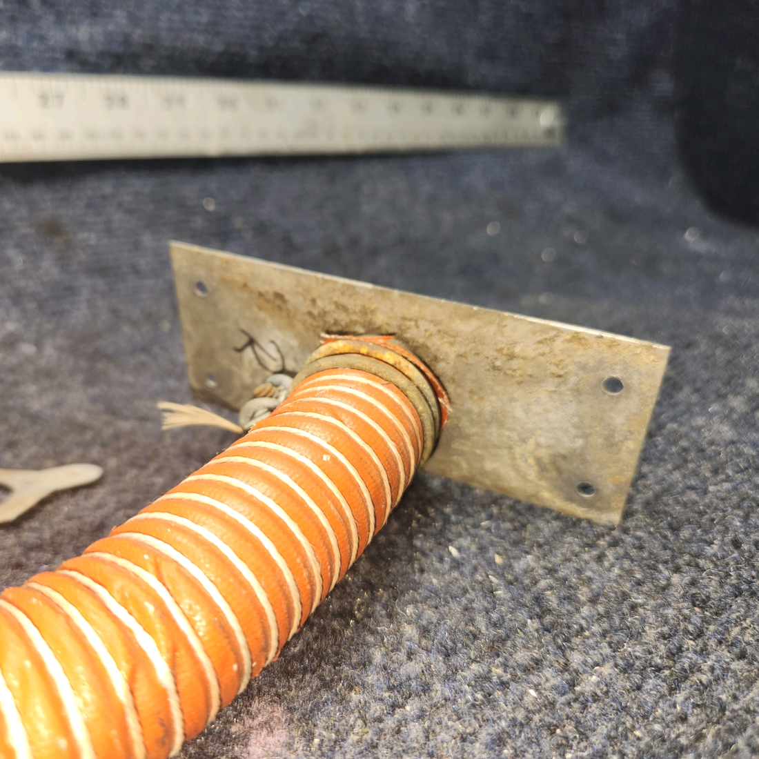 Used aircraft parts for sale, 69273-000 Piper PA28-140 Defroster Valve Housing