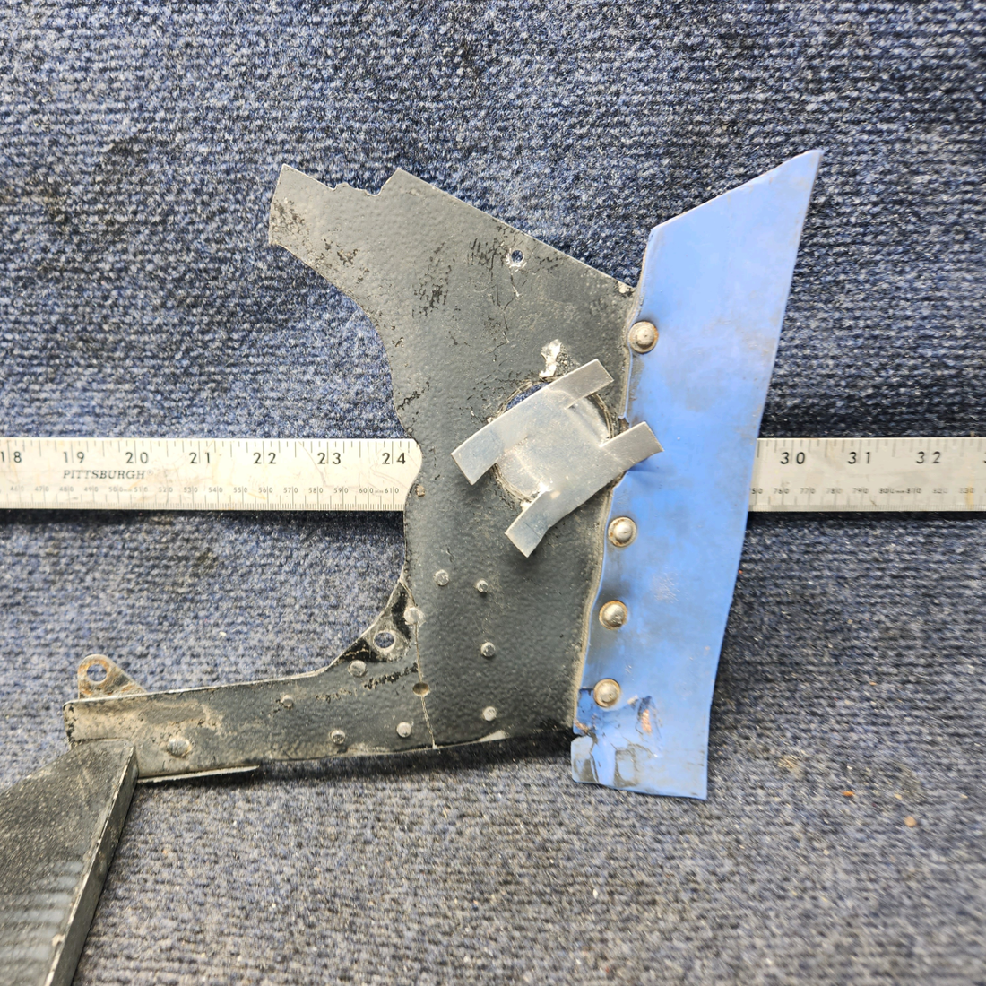 Used aircraft parts for sale, 2455044-1 Cessna 172RG FRONT LEFT BAFFLE ASSY