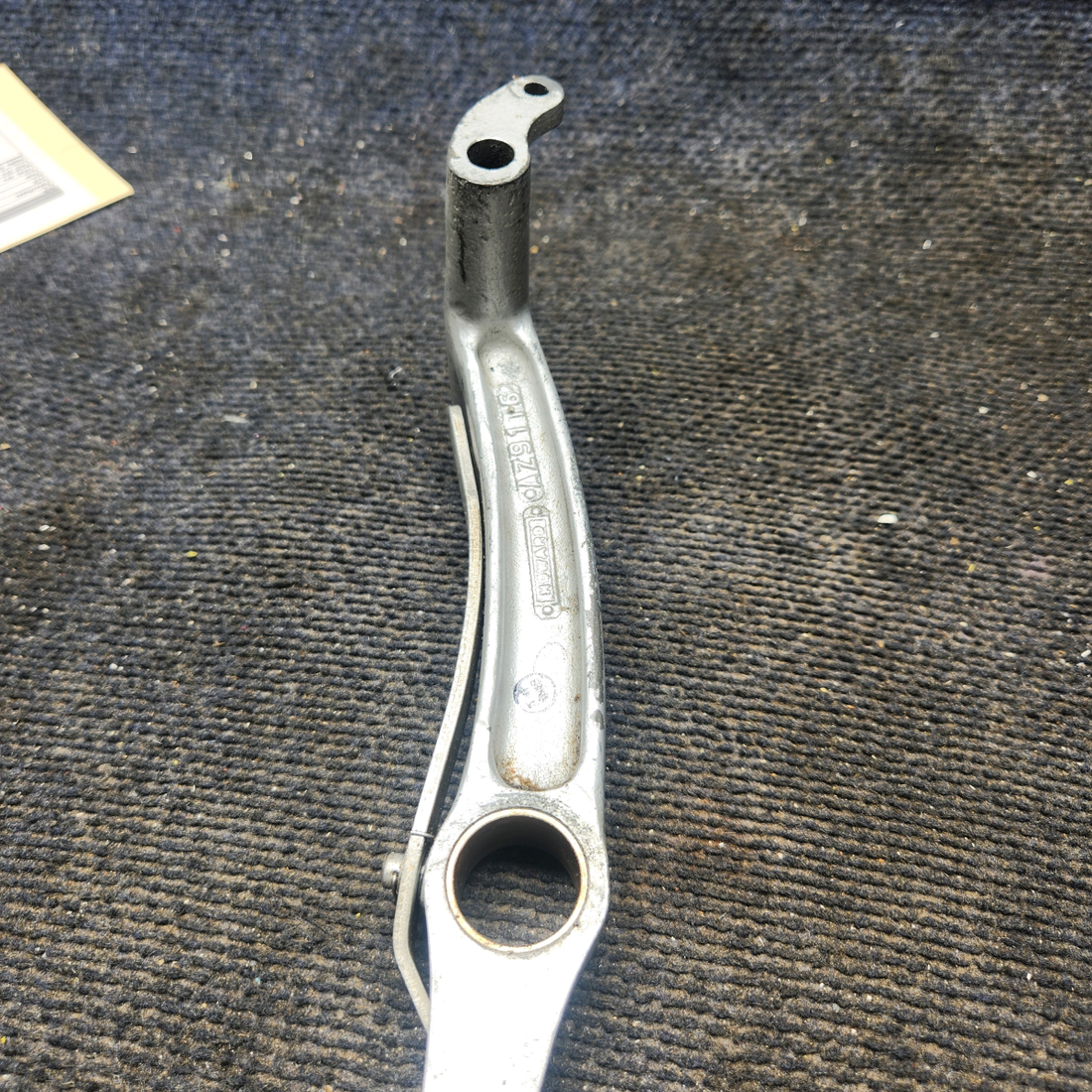 Used aircraft parts for sale, 35-524060-3 Beechcraft 35-33 Rudder Pedal Arm - RH