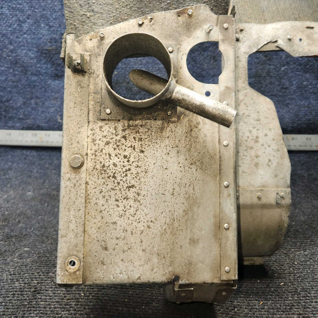 Used aircraft parts for sale, 63617-015 PIPER PA28-140 Rear Engine Baffle - LH