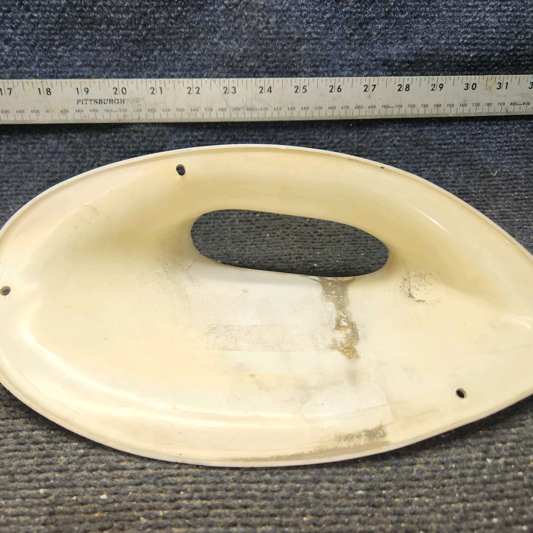 Used aircraft parts for sale, 0522150-4 Cessna 172E Upper Strut Fairing (Worn)