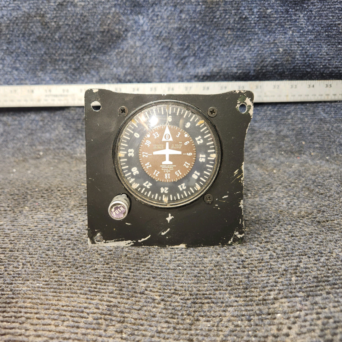 Used aircraft parts for sale, 200-5 Aviation Instrument Beechcraft 35-33 Directional Gyro Indicator