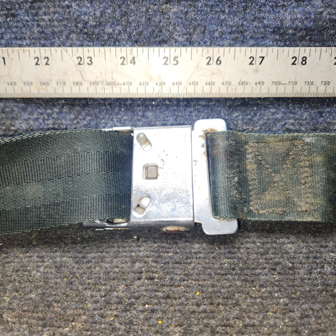 Used aircraft parts for sale, 501086-401 Cessna C175 Seat Belt Assy Rear Seat