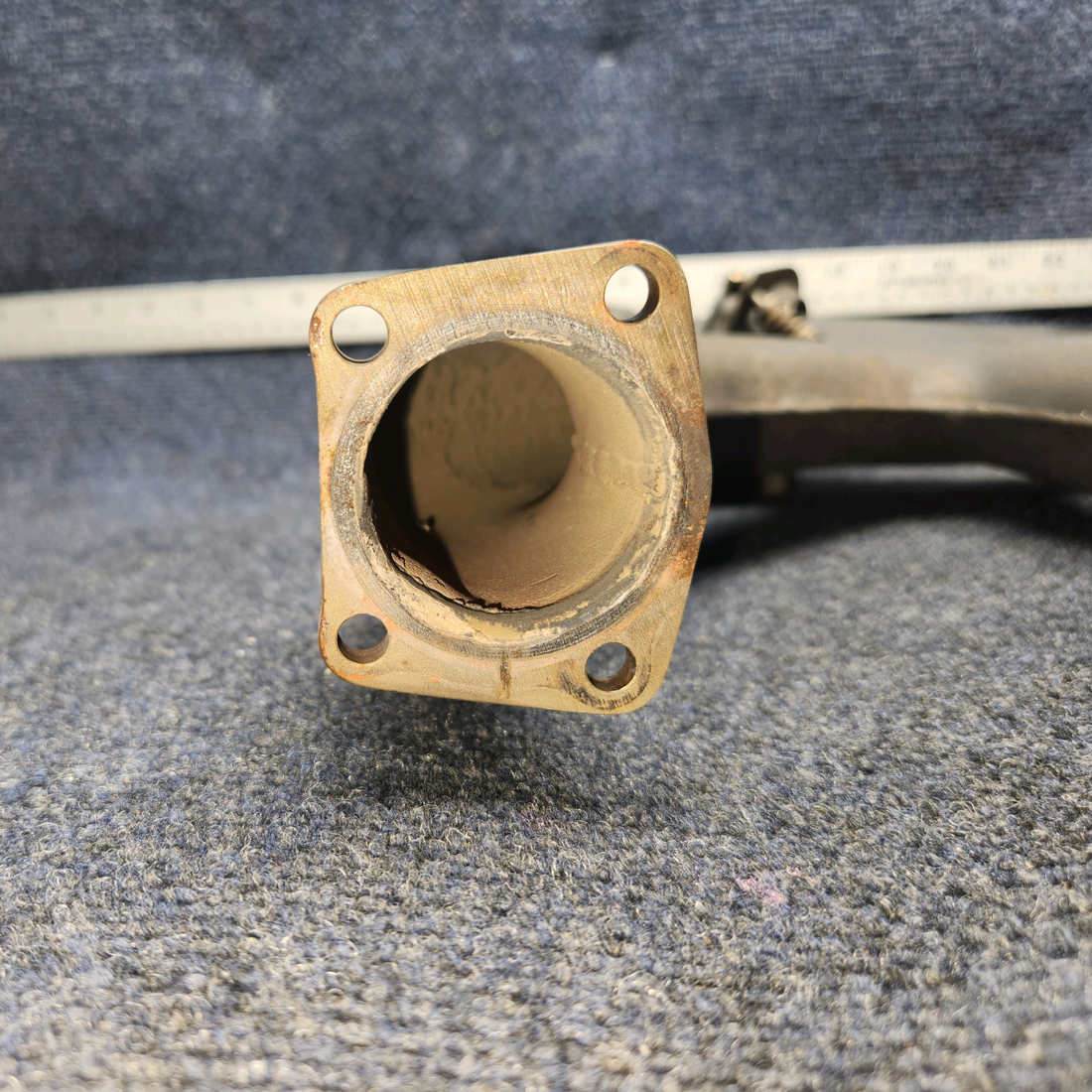 Used aircraft parts for sale, 35-950116 Beechcraft F33A EXHAUST STACK ASSEMBLY RH W/ PROBE HOLES