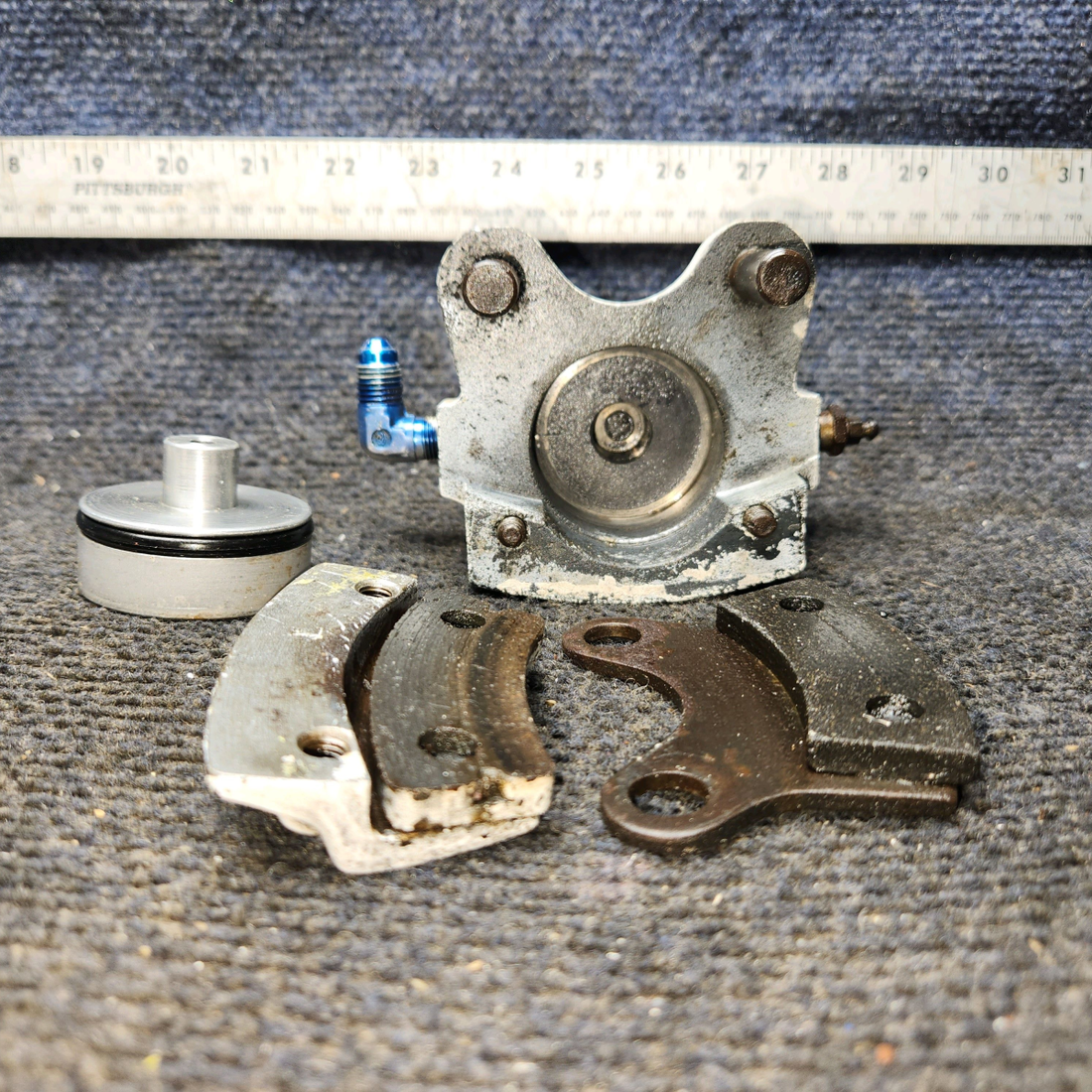Used aircraft parts for sale, 30-181 Cleveland Piper PA-28-140 Brake Caliper Assembly