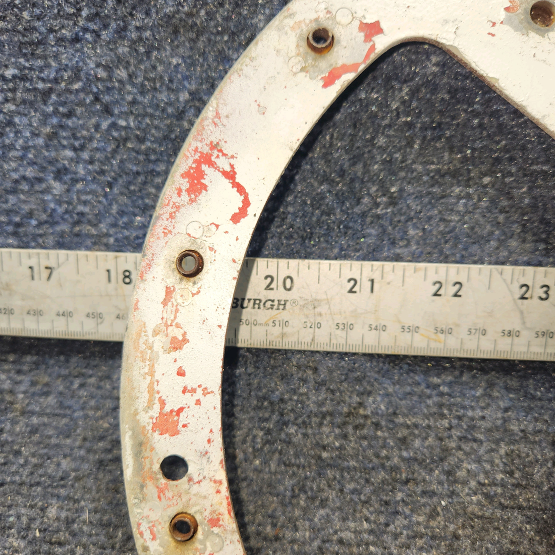 Used aircraft parts for sale, 1441010-24 Cessna 172F Wheel Fairing Mounting Plate - RH