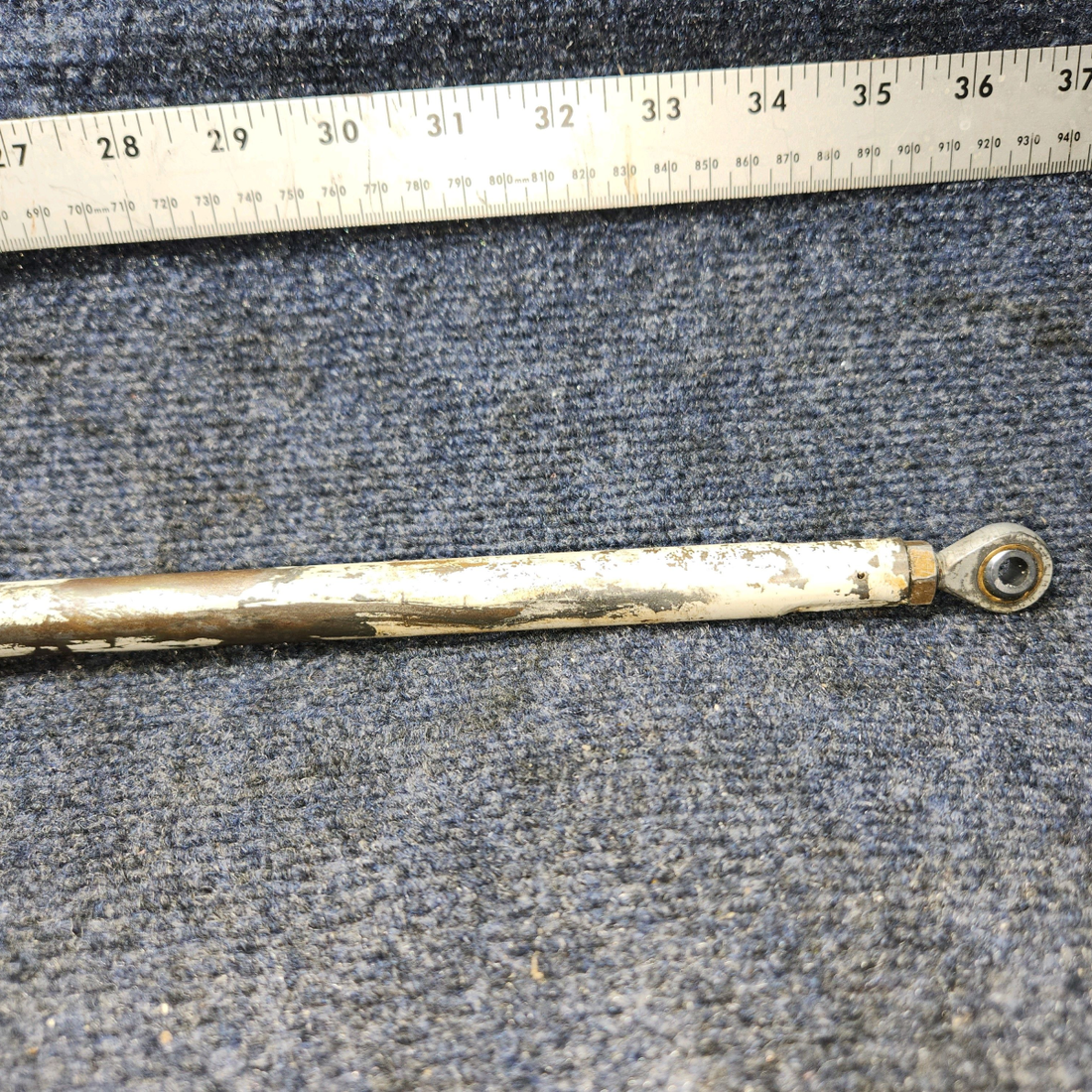 Used aircraft parts for sale, 21109-000 PIPER PA-24-250 Nose Gear Push Pull Rod Assembly