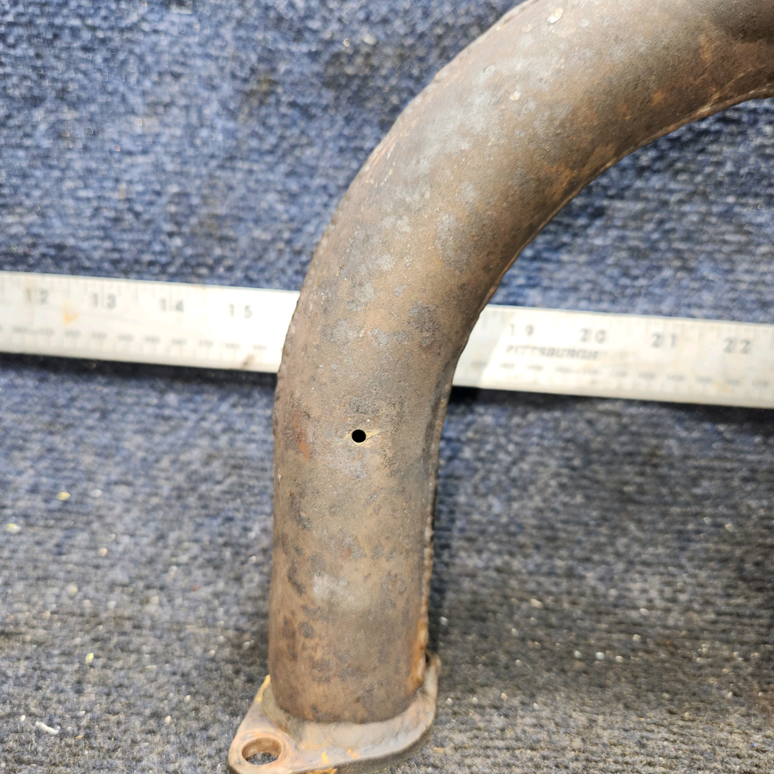 Used aircraft parts for sale, 35-950116 Beechcraft 35-33 Exhaust Stack with EGT Holes – RH