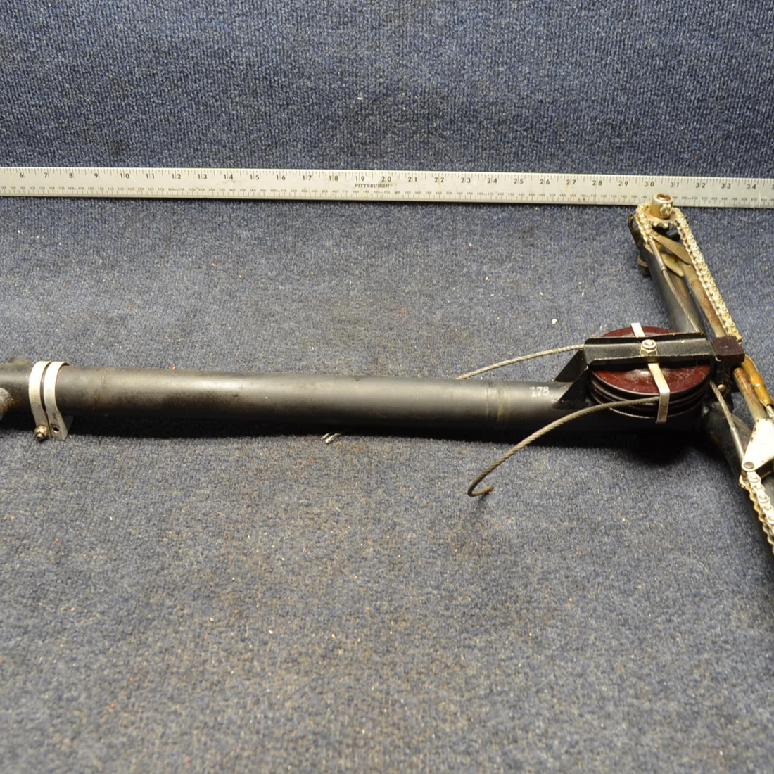 Used aircraft parts for sale, 0411221-4 Cessna C175 CONTROL T COLUMN ASSEMBLY