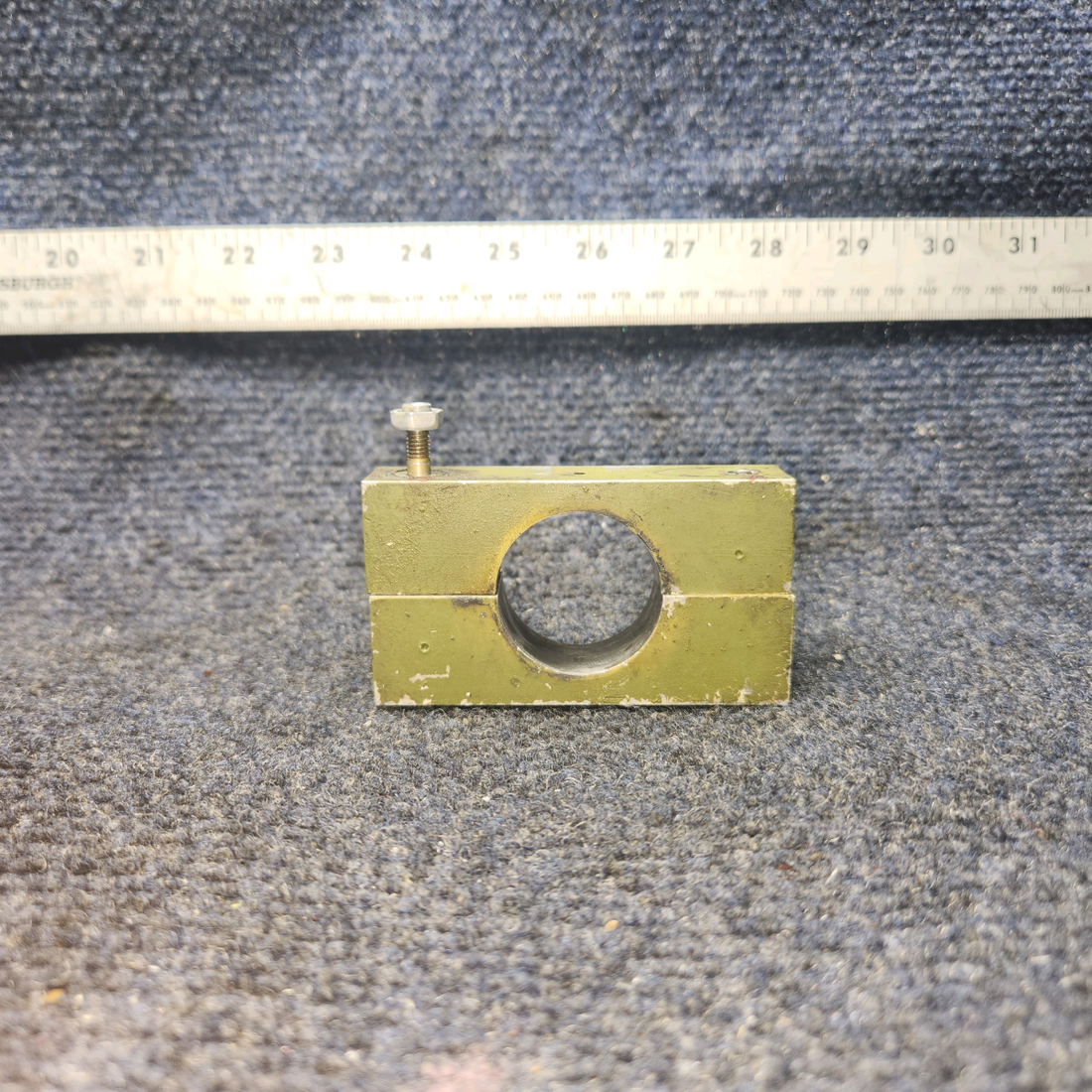 Used aircraft parts for sale, 62745-000 Piper PA28-140 Pillow Block Torque Shaft Support