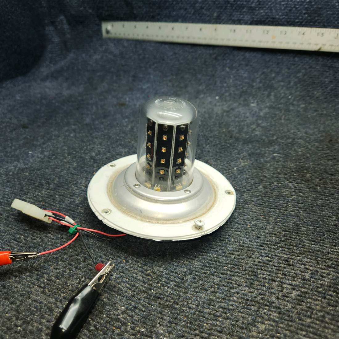 Used aircraft parts for sale, 01-0771080-05 WHELEN PIPER PA-24-250 LED Beacon Light (12V, 4A)
