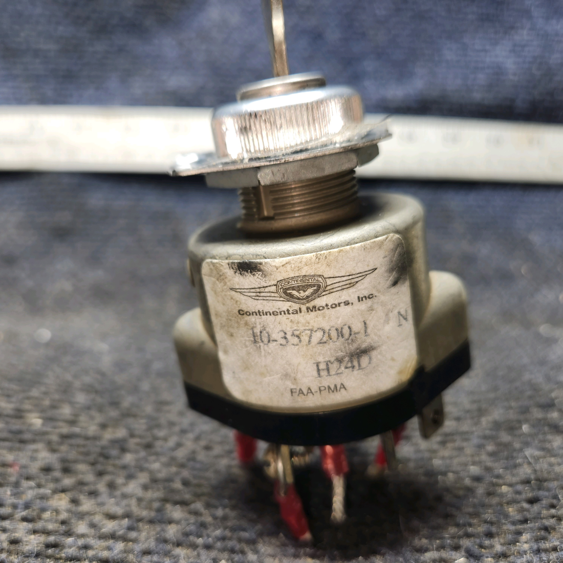Used aircraft parts for sale, 10-357200-1 Bendix piper PA-28-181 Ignition Switch Assembly with Key