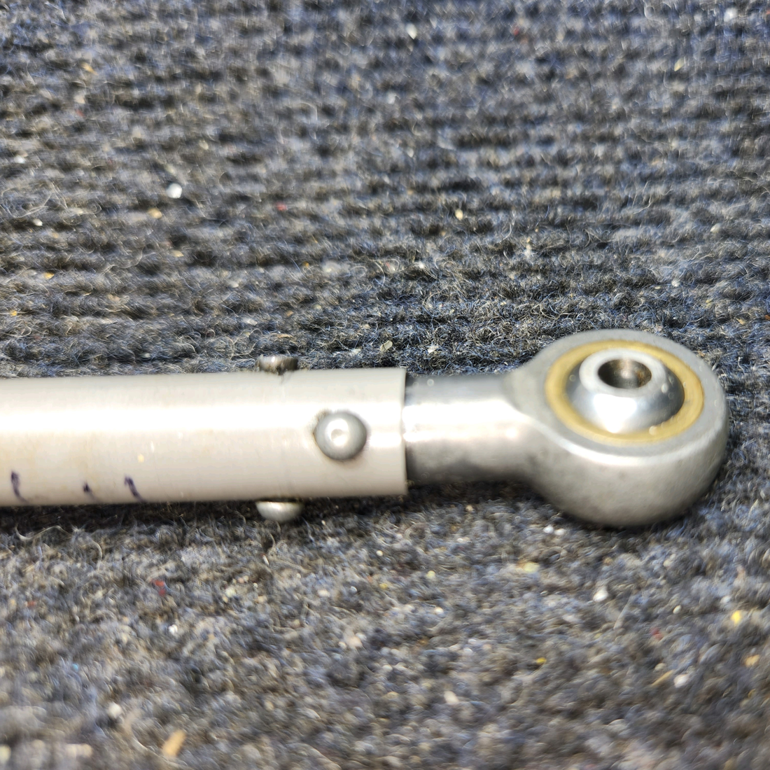 Used aircraft parts for sale, 35-524066-2 BEECHCRAFT F35 Rudder Pedal Push Rod Tube Assembly