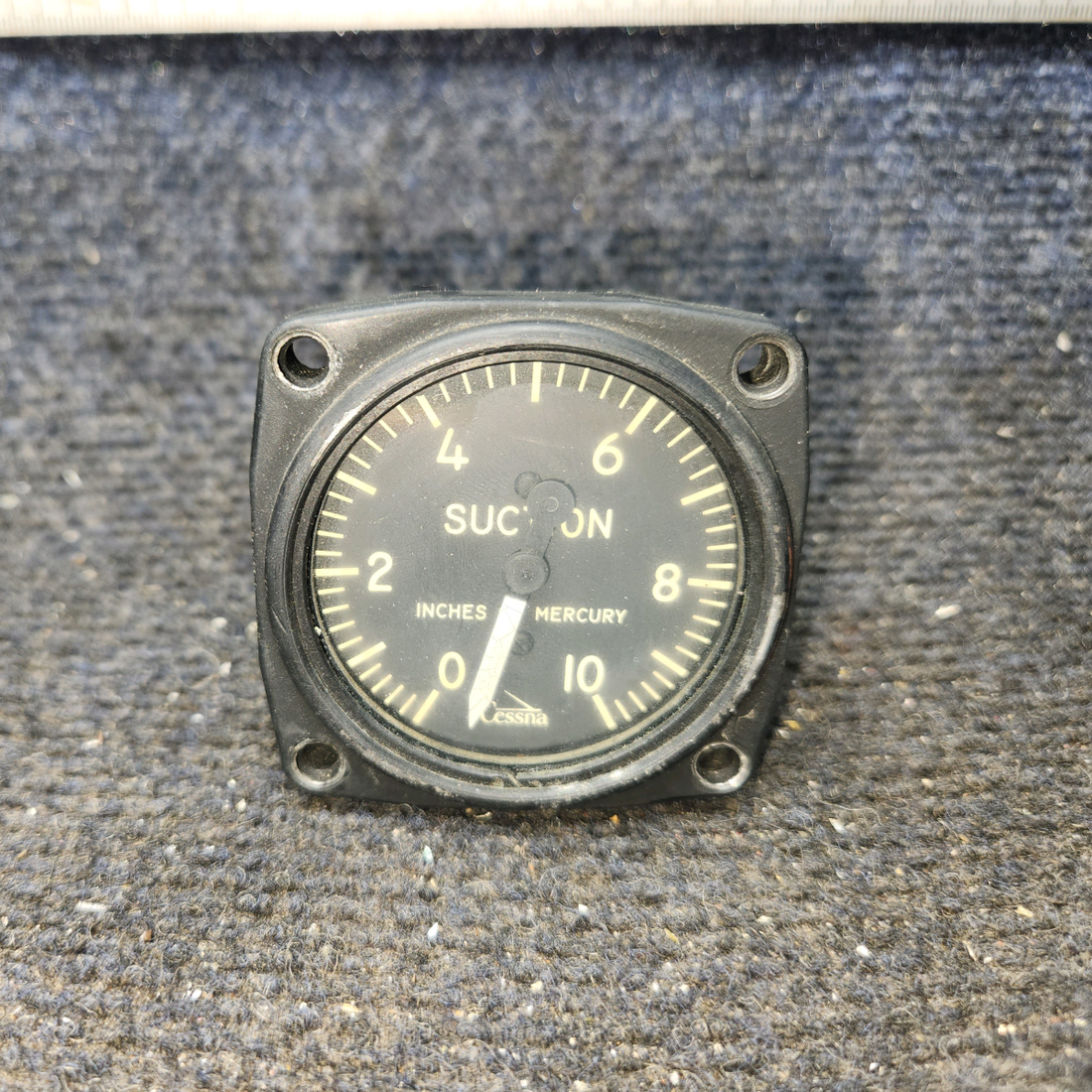 Used aircraft parts for sale, 51414-1 Standard Precision Cessna 172F Suction Indicator