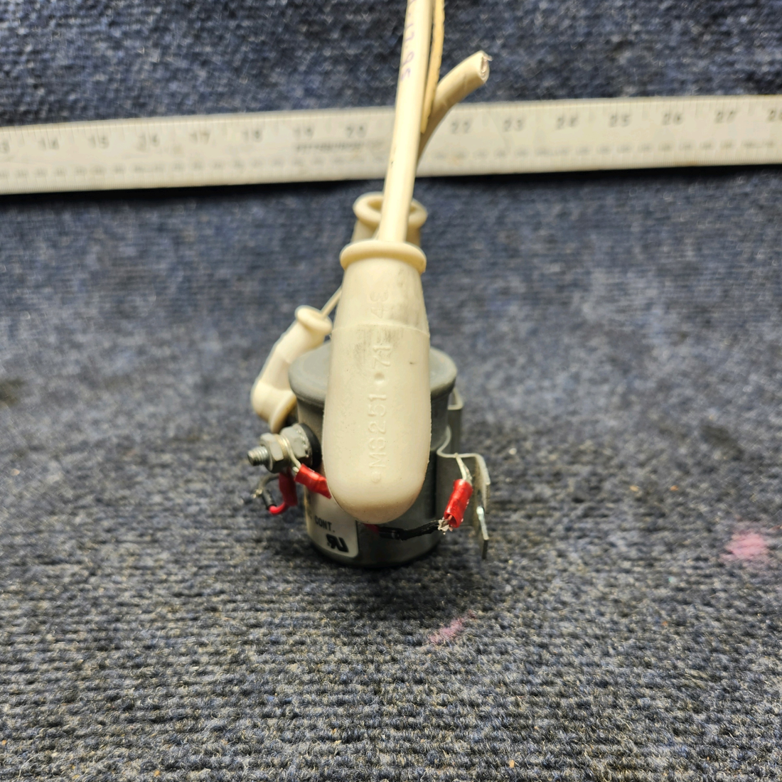 Used aircraft parts for sale, 70-117224-3 PIPER PA28-161 Warrior III RBM CONTROLS RELAY SOLENOID (VOLTS: 24).