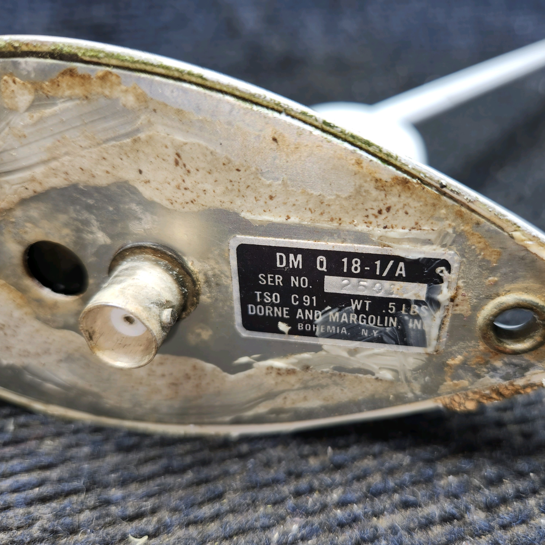 Used aircraft parts for sale, DM Q 18-1/A Dorne and Margolin cessna 150G Antenna