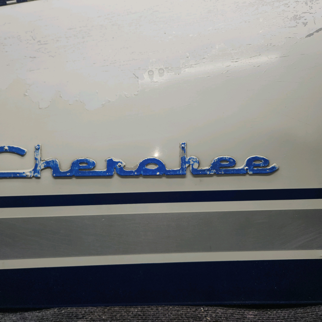 Used aircraft parts for sale, 63750-002 Piper PA28-140 Upper Cowling Assembly - LH