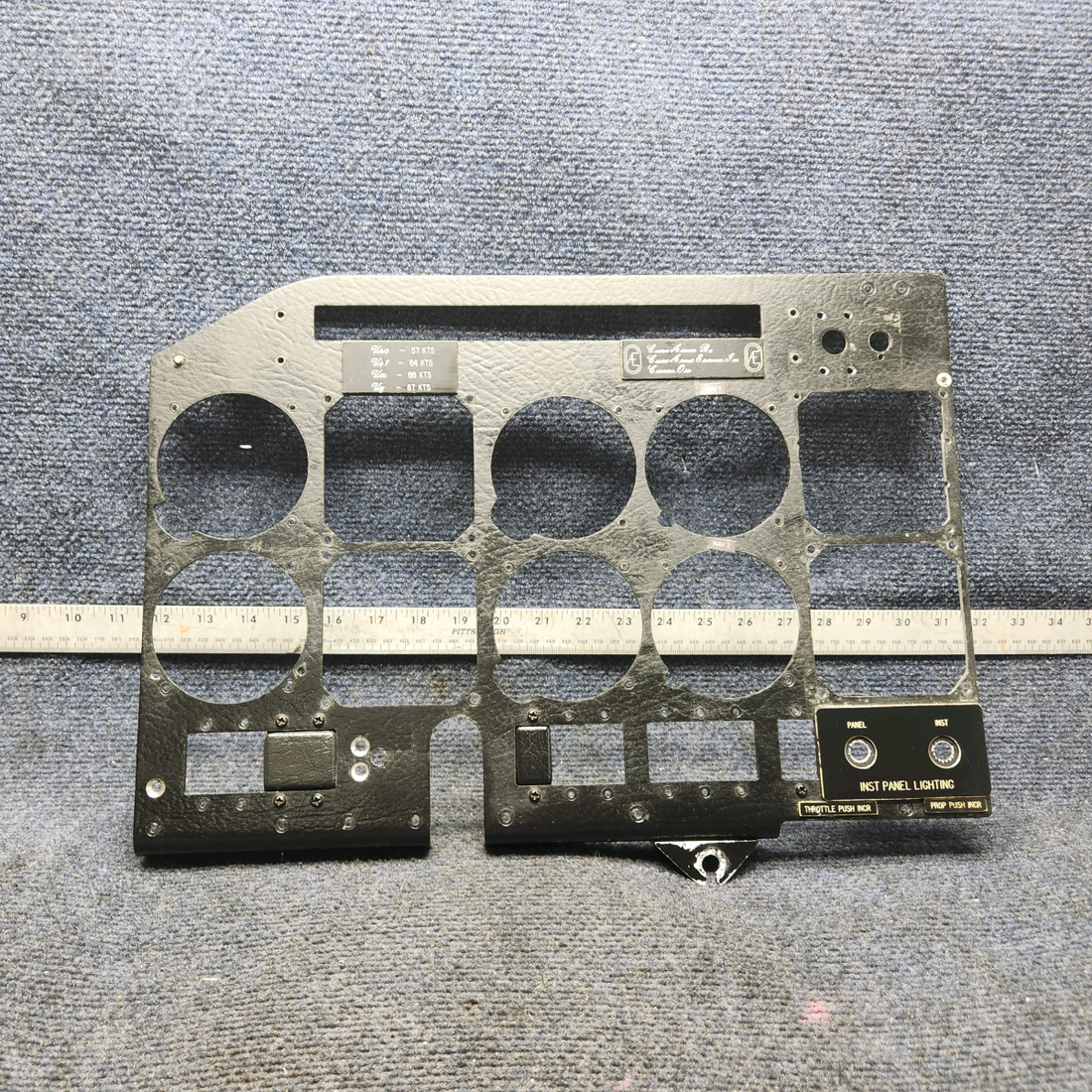 Used aircraft parts for sale, 820313 MOONEY M20J INSTRUMENT PANEL PILOT SIDE