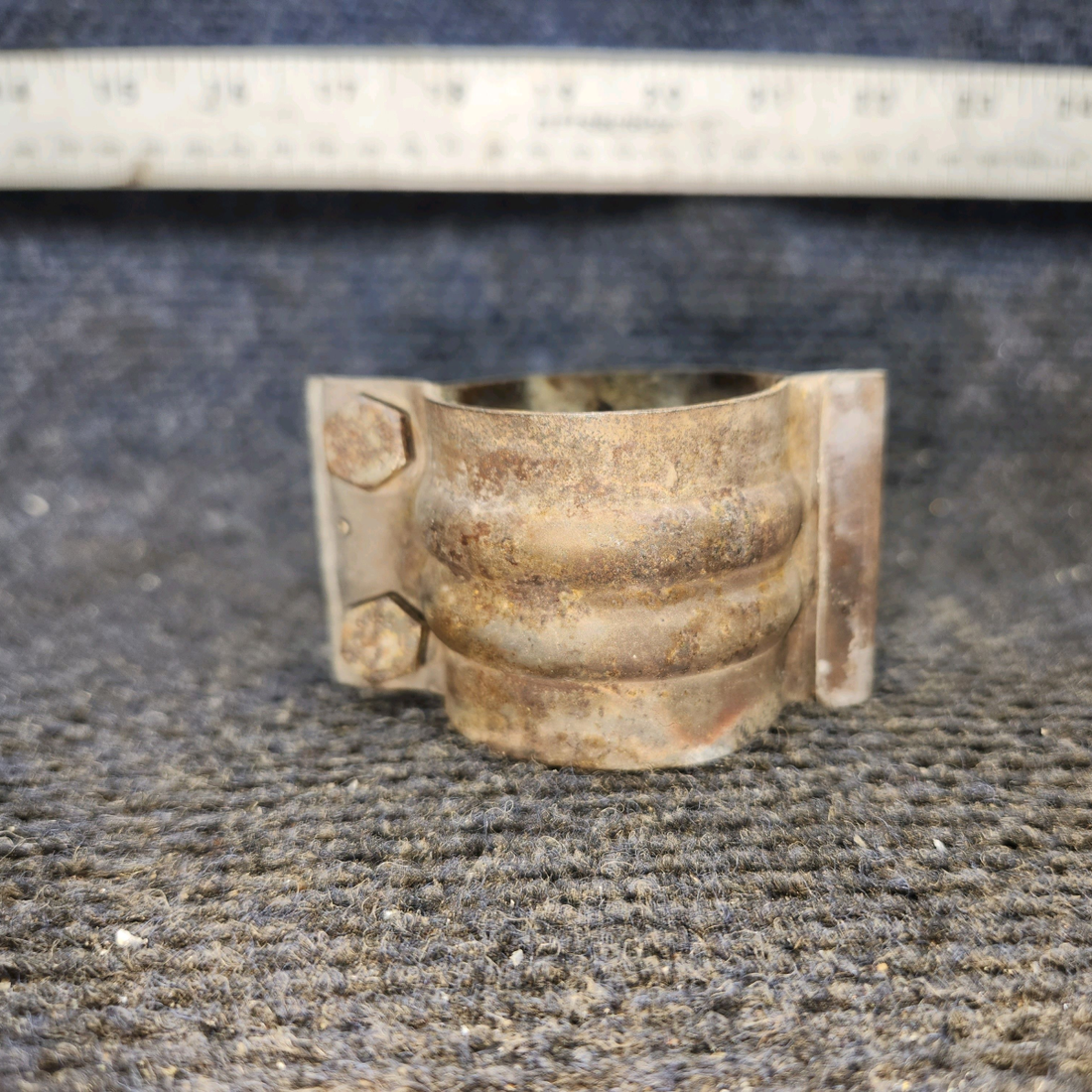 Used aircraft parts for sale, 0550176-50 Cessna 172E Exhaust Clamp Assy