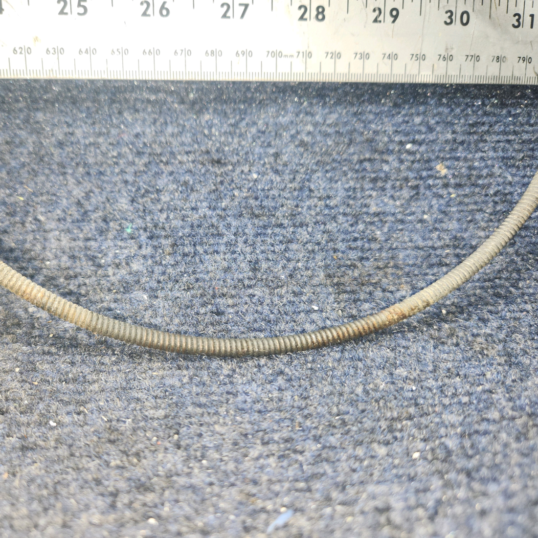 Used aircraft parts for sale, 67709-000 Piper PA28-140 Defroster Cable Assy. 39 1/2"