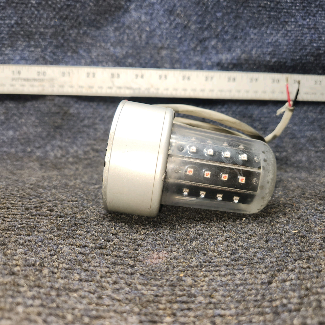 Used aircraft parts for sale, 01-0771080-51 WHELEN 7108051 Piper PA28-161 LED Beacon Light - Color Red