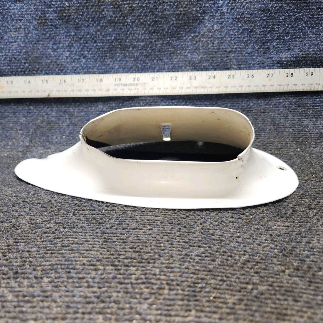 Used aircraft parts for sale, 0723605-4 Cessna 182G Wing Strut Upper Fairing RH (Worn Holes)
