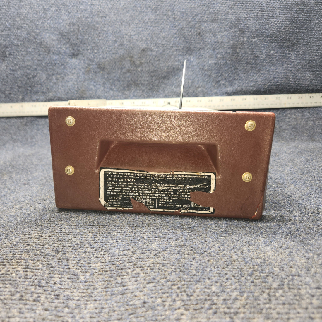 Used aircraft parts for sale, 0413481-1 Cessna C-150J Glove Box with Door and Magnet