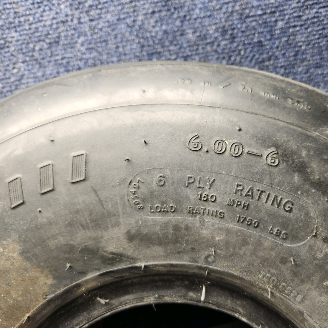 Used aircraft parts for sale, 606C66-8 Goodyear Beechcraft 35-33 Flight Custom III Tire