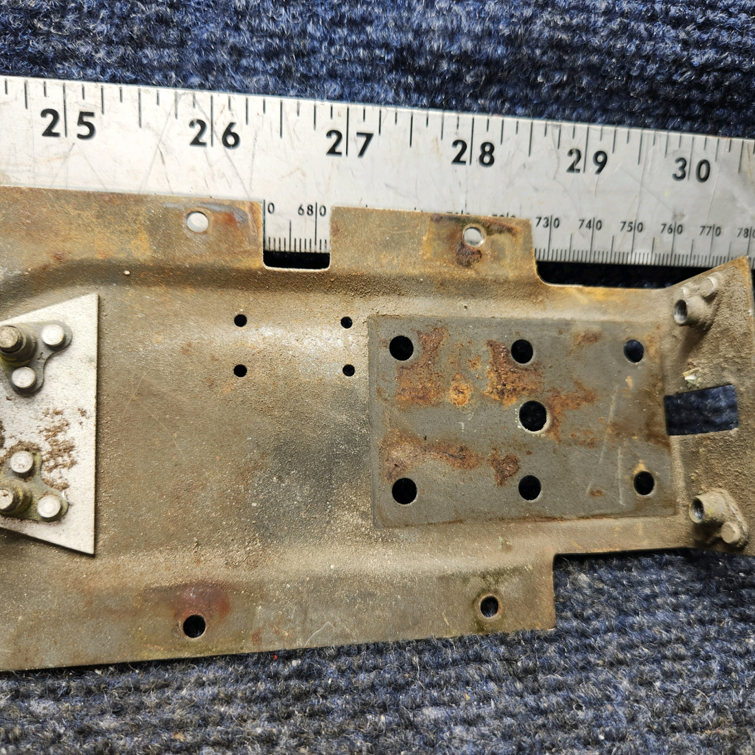 Used aircraft parts for sale, 0413387 Cessna Cabin Door  Lach Plate - LH - Price Per Each