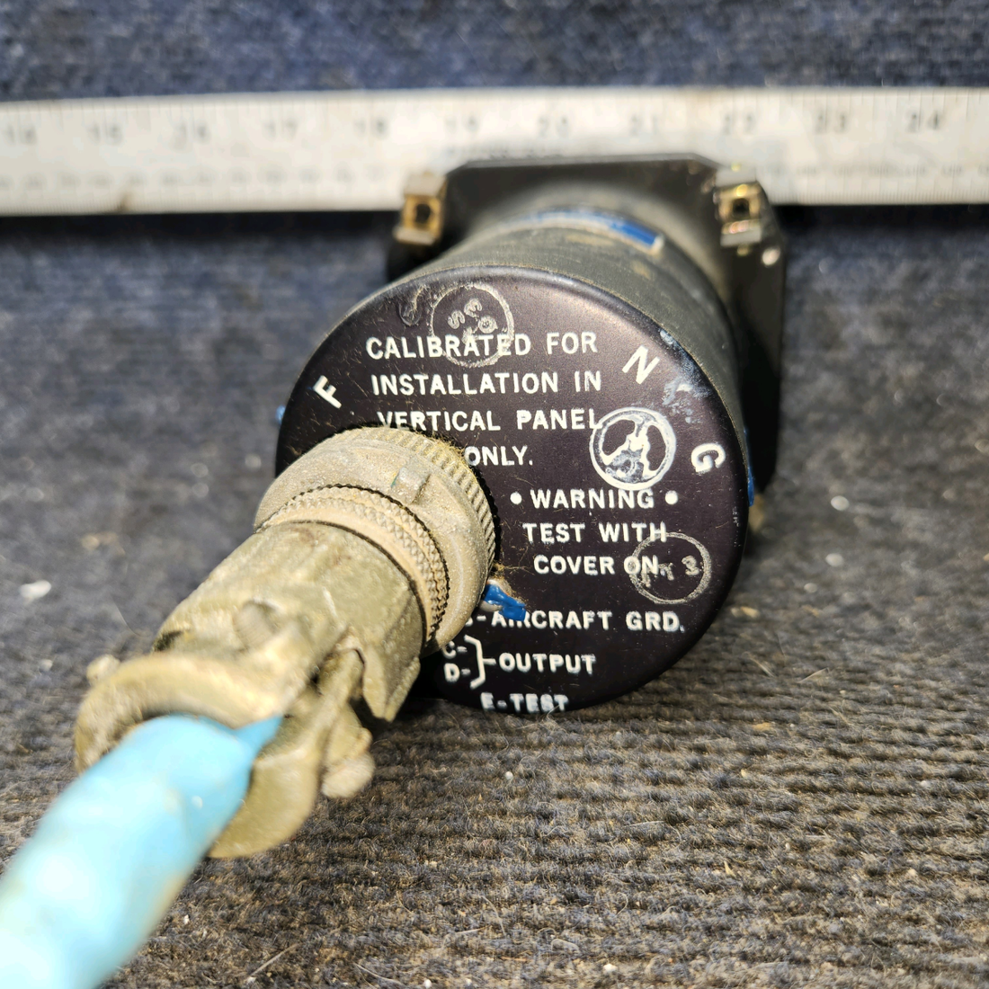 Used aircraft parts for sale, 42320-0014 Electric Gyro Corp 1394T100 cessna 172N Turn Coordinator Indicator – 14V