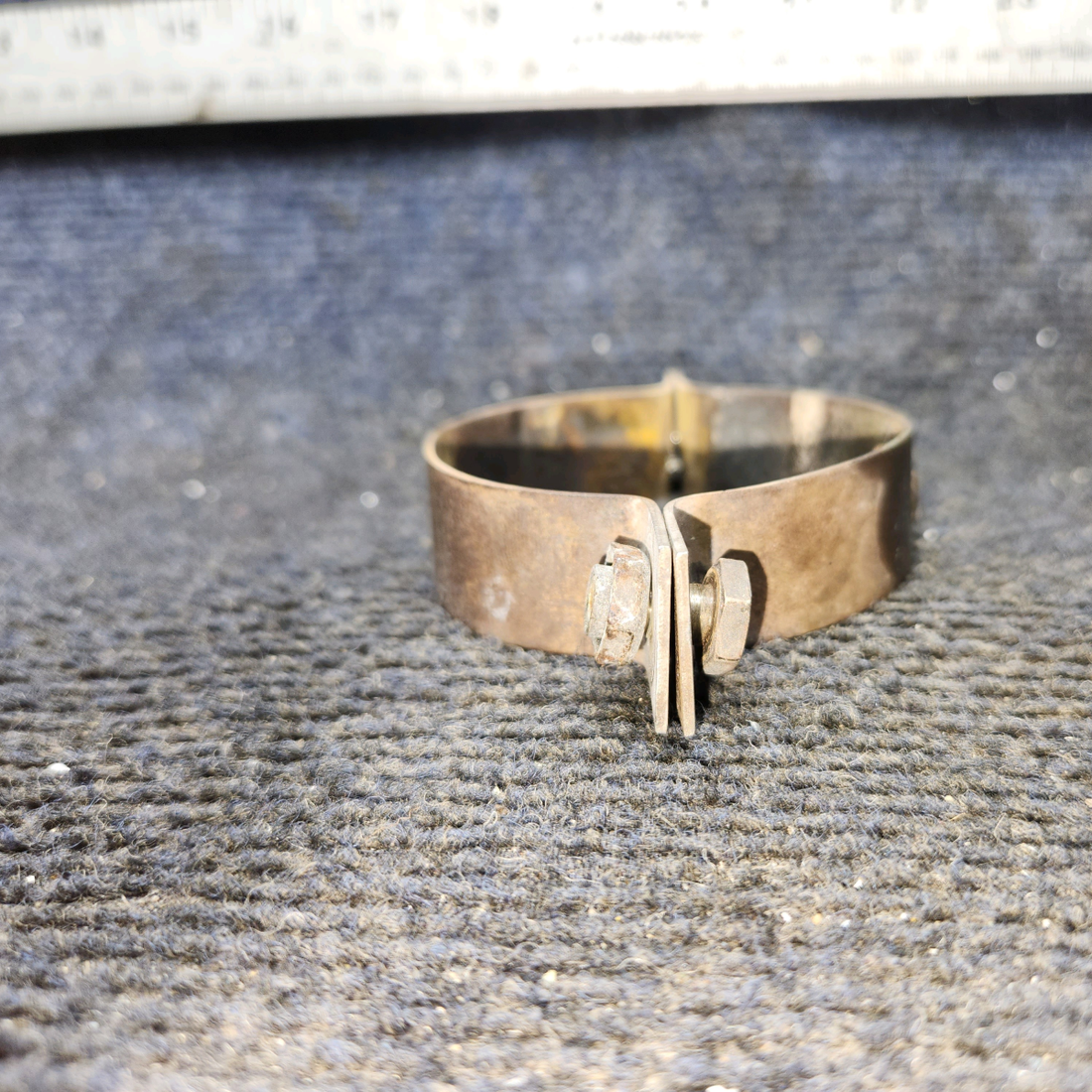 Used aircraft parts for sale, 0550176-31, 0550176-26 Cessna 172E Tailpipe Clamp Assembly