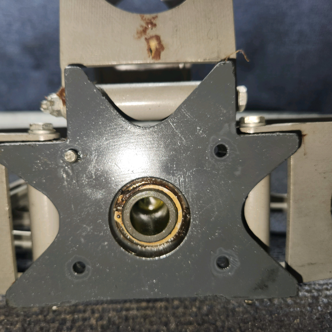 Used aircraft parts for sale, 35-524041 Beechcraft 35-33 Control Column Assy w/ Hanger, Knees, Links