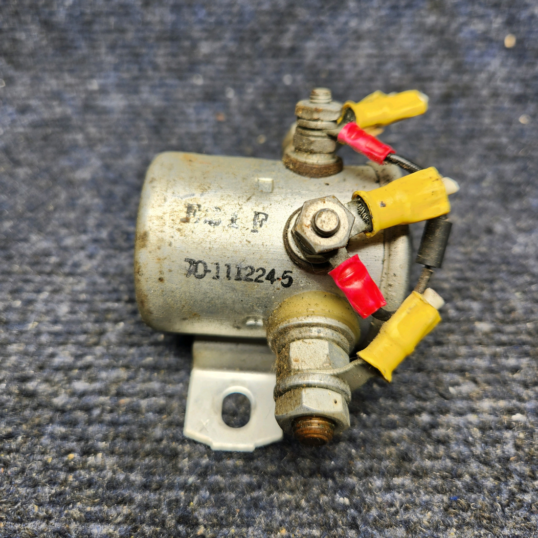 Used aircraft parts for sale, 70-111224-5 Beechcraft F33A WHITE-RODGERS CONTACTOR RELAY (VOLTS: 12)