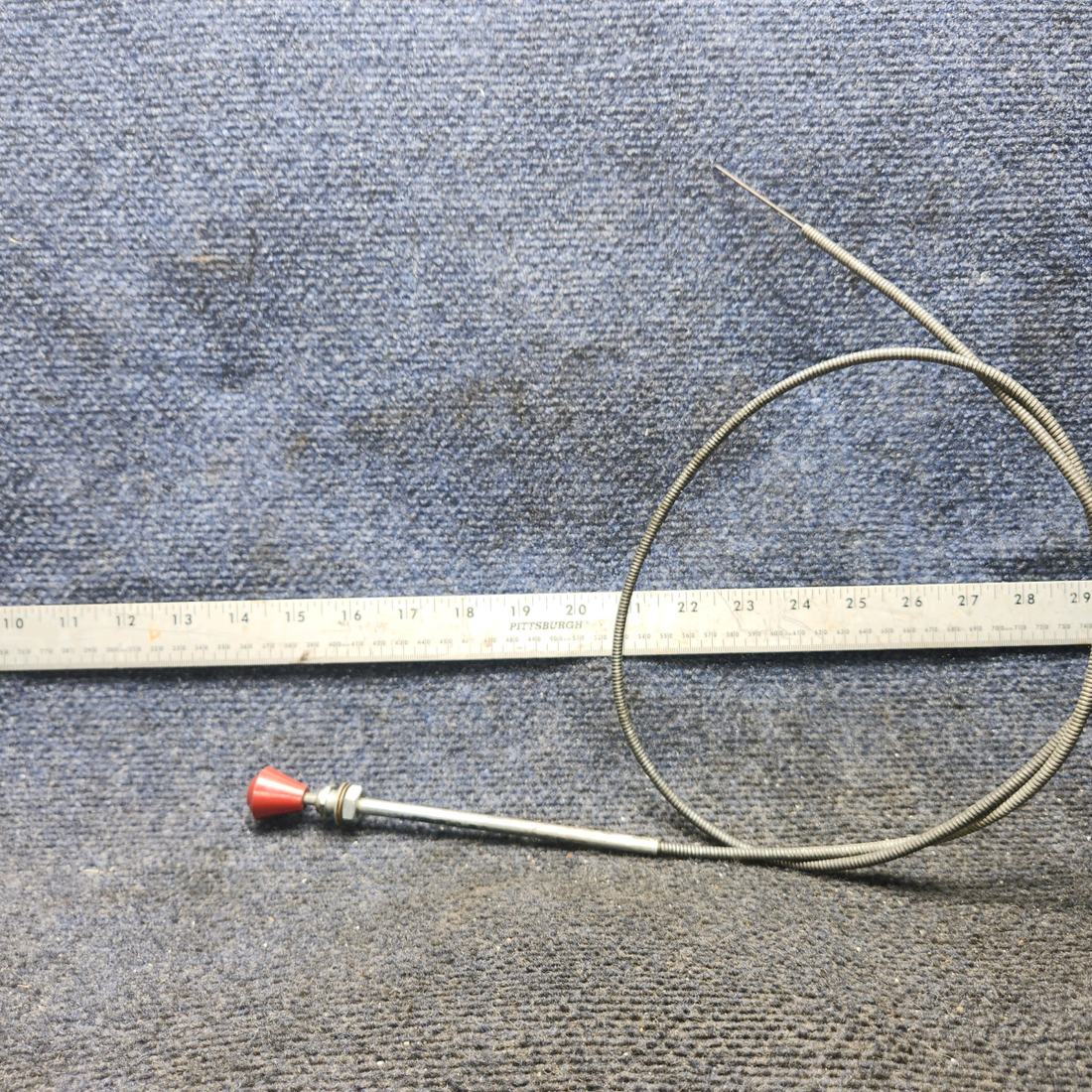 Used aircraft parts for sale, 169-380005-17 Beechcraft C23 SUNDOWNER Cabin Air Control Cable - 48"