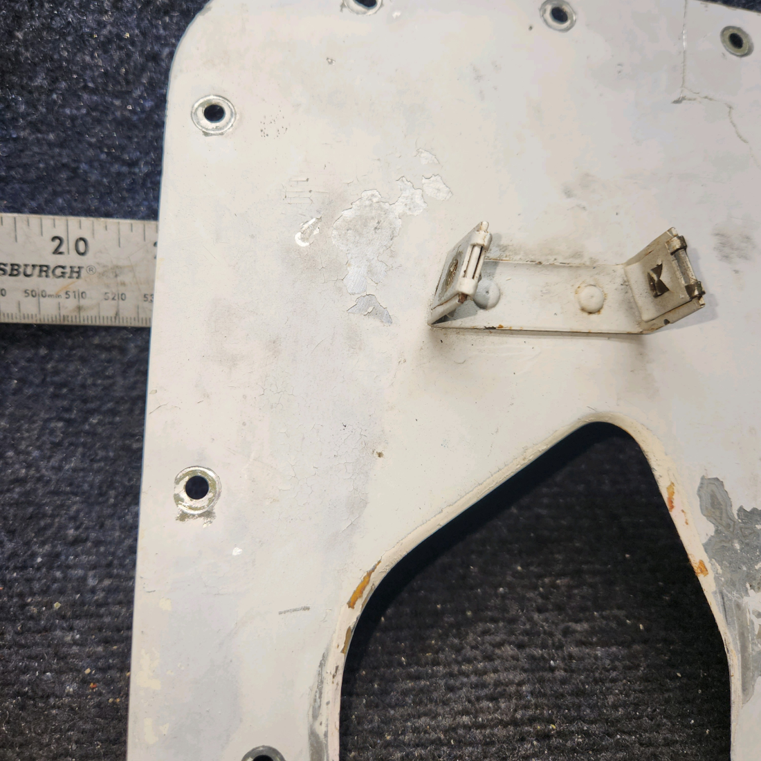 Used aircraft parts for sale, 65688-001 PIPER PA28-140 Main Landing Gear Plate Assy - RH