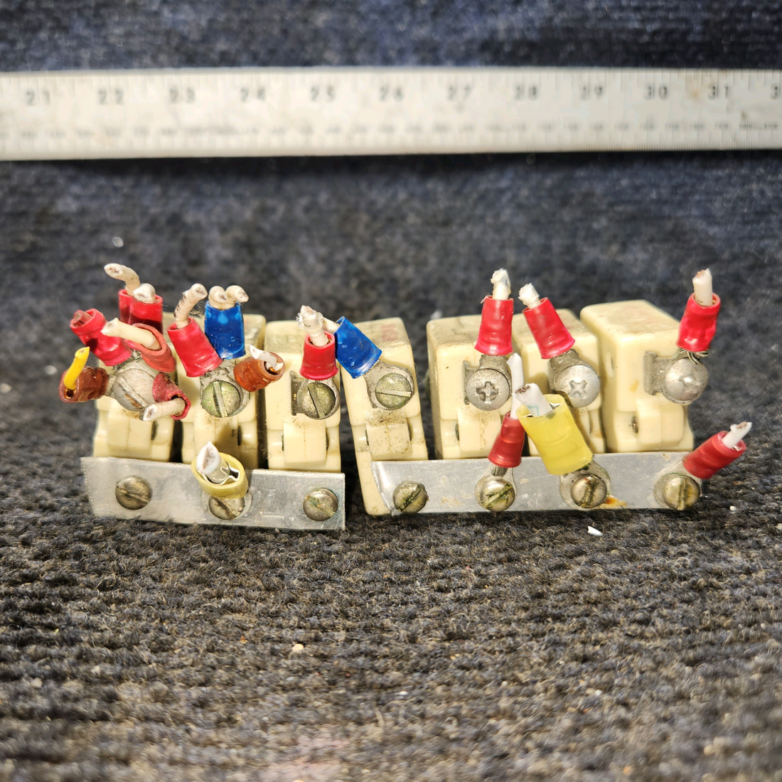 Used aircraft parts for sale, S-1360-10, S-1360-15, S-1360-20 Wood Electric Cessna 182G Circuit Breaker x7