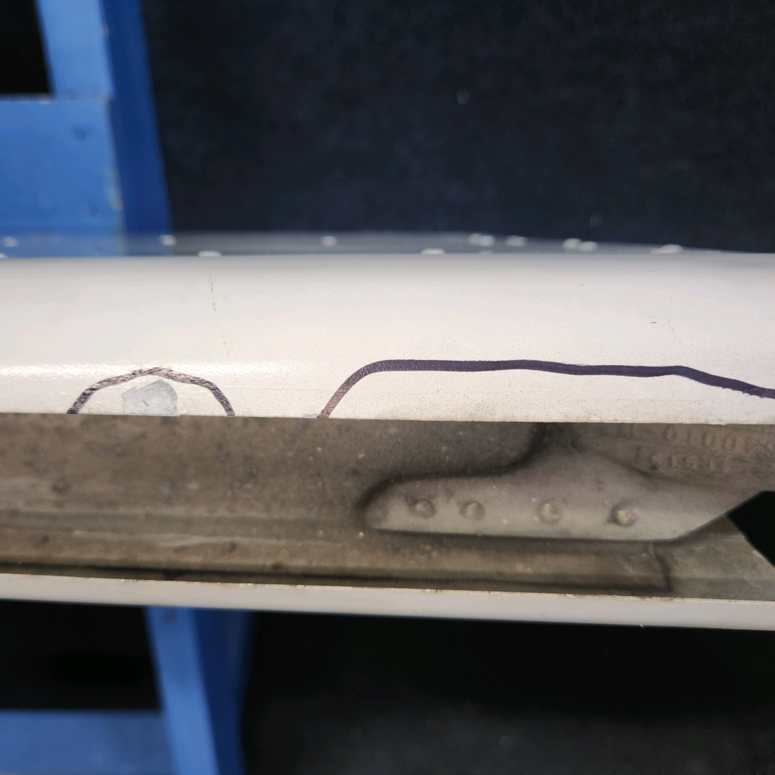 Used aircraft parts for sale, 169-640000-603 Beechcraft A24R Rudder Assembly