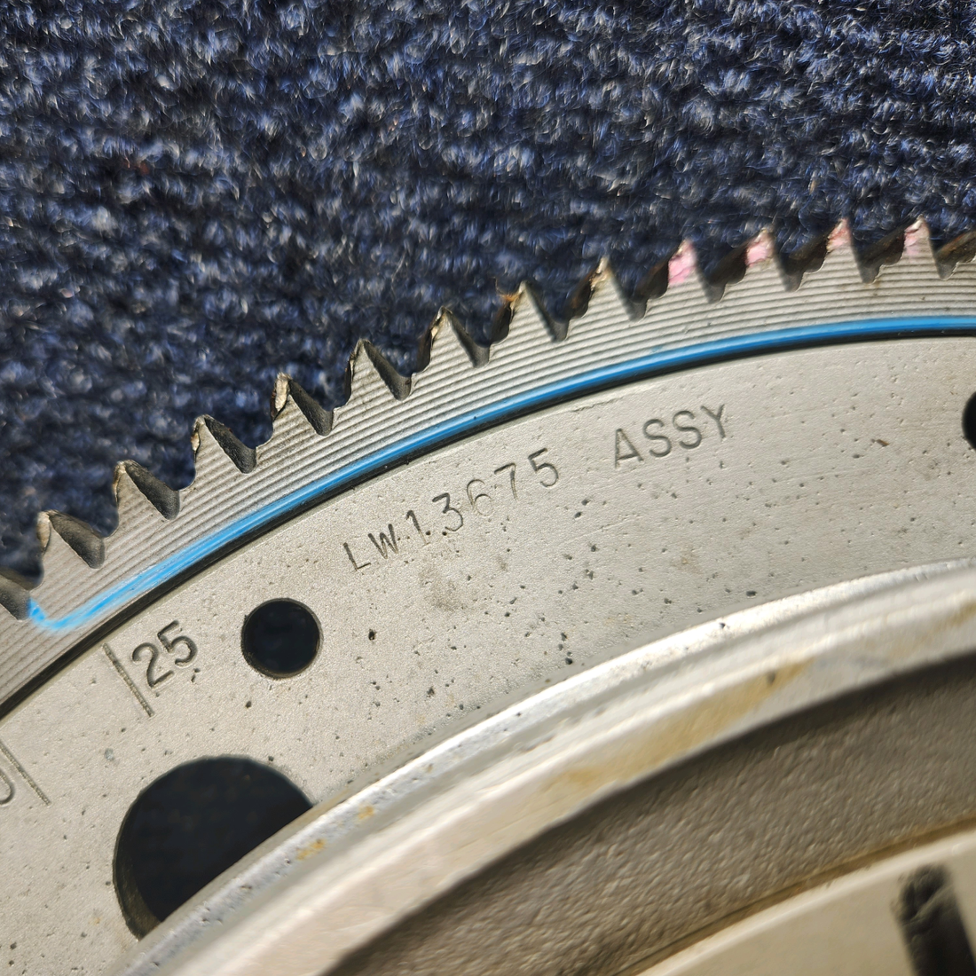 Used aircraft parts for sale, LW-13675 Lycoming Starter Ring Gear Support Assembly W DE-ICE