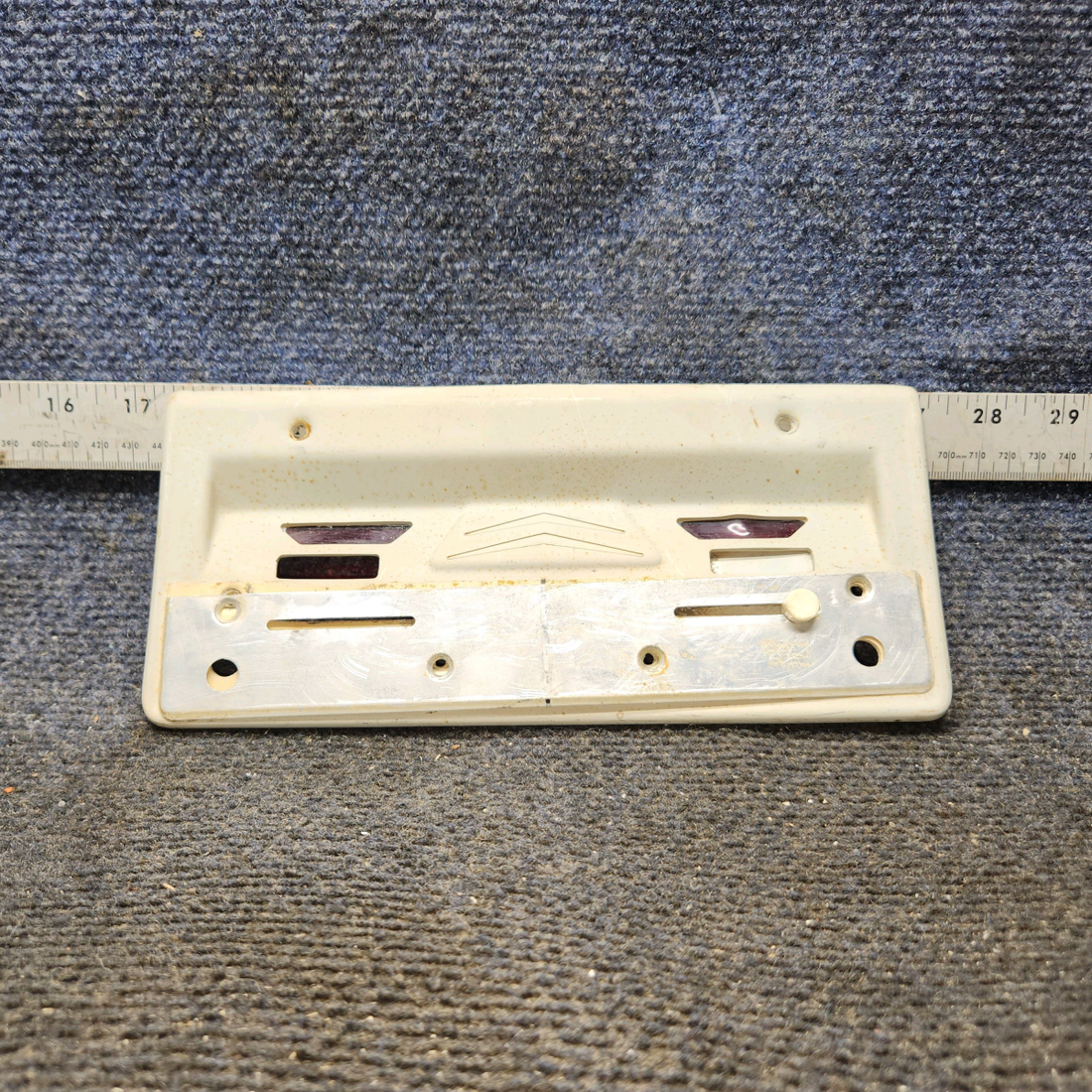 Used aircraft parts for sale, 1213243-3 Cessna 182G Overhead Cabin Light Cover Assembly