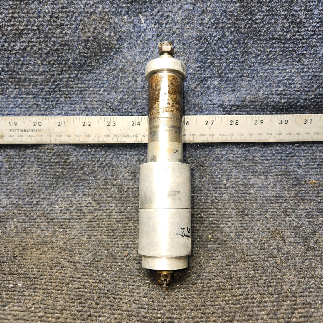 Used aircraft parts for sale, 0543001, 0543037-1, 0543003 Cessna 172 Nose Gear Axle Tube w Spacers & Ferrule