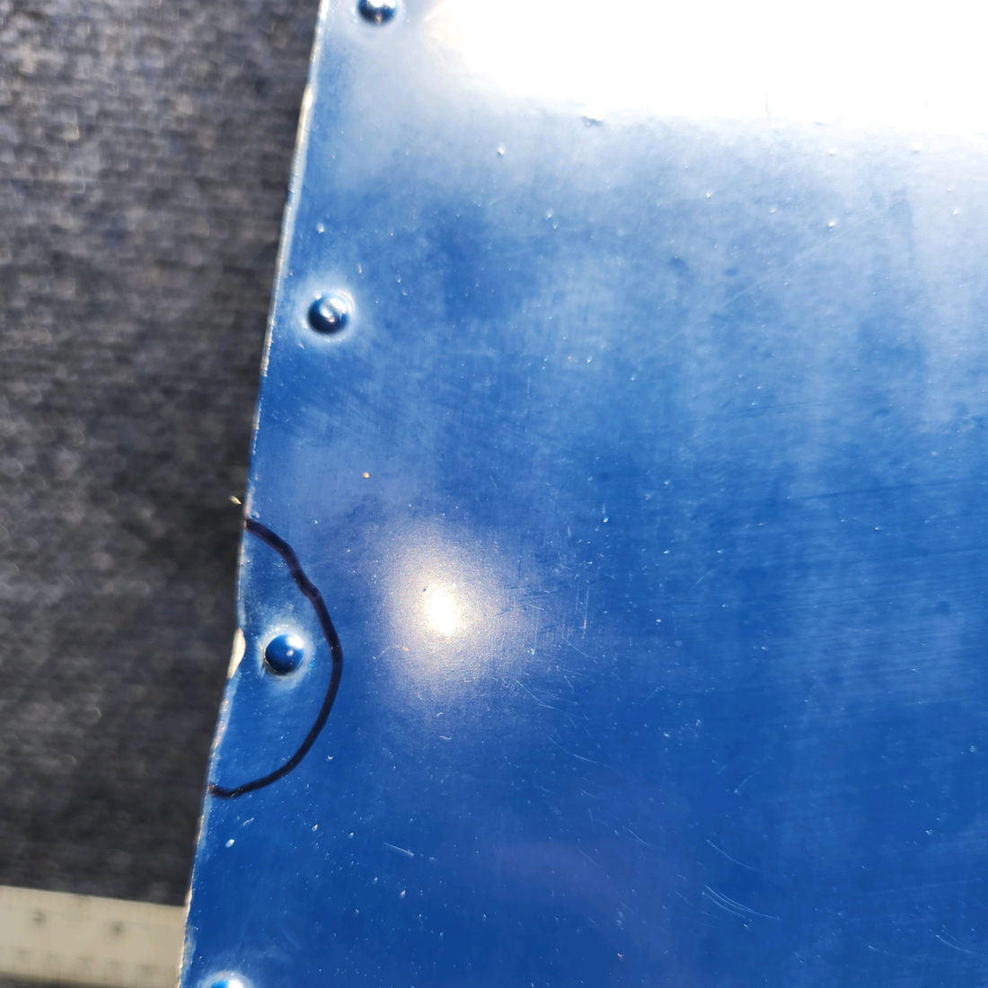 Used aircraft parts for sale, 0711101-33 Cessna 172F Baggage Door Structure