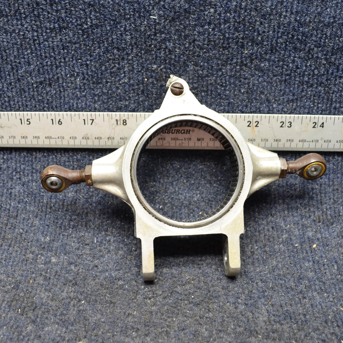 Used aircraft parts for sale, 0543011-1 Cessna C175 ARM ASSY STEERING W/BEARING AND ROD END